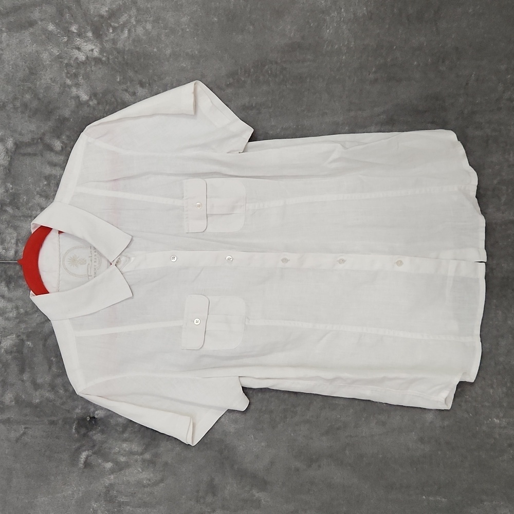 Relax Tommy Bahama linen button-down size large